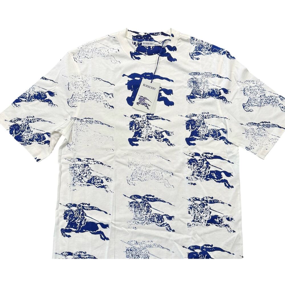 RETAIL $660 Burberry White EKD T-Shirt*Men's Large*NEW with Tags - Picture 2 of 10